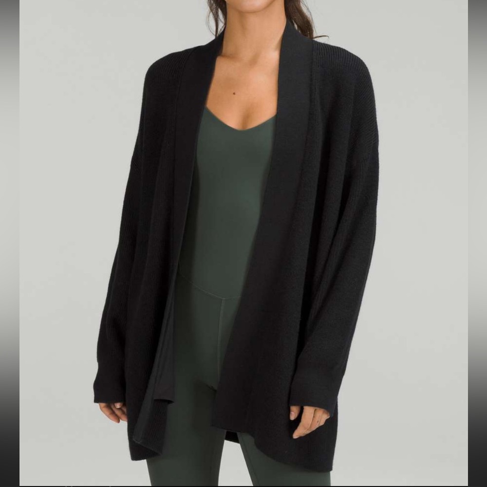 Lululemon Athletica Merino Wool Cardigan